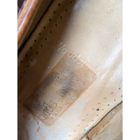 Allen Edmonds Woodstock Brown Leather Loafers Size 10B USA Made Worn Patina - Picture 10 of 10